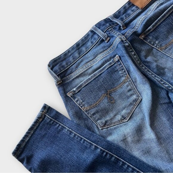 Lucky Brand Lolita Skinny Jeans Mid Rise DarkWash Stretch Denim Blue Size 0 - Picture 11 of 14